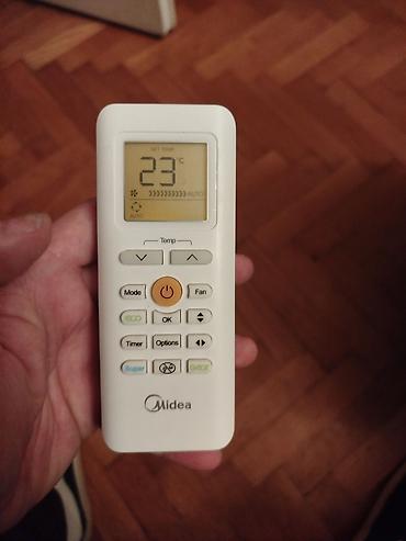 Inverter klime: Daljinski za klimu Midea.
Ispravan na lalafo.rs — 12 Inverter klime: Daljinski za klimu Midea.
Ispravan — 12