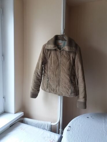 коричневая куртка: Пуховик, L (EU 40)