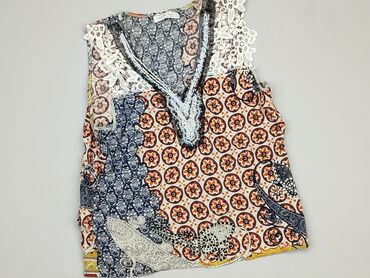 bluzki na krótki rękaw damskie plus size: Блуза жіноча, S, стан - Хороший