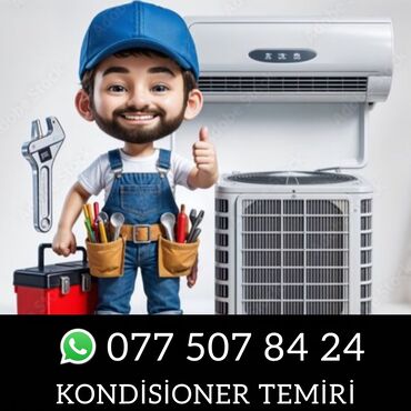 Noutbuklar, kompüterlər: Təmir, Split kondisionerlər, Təmizləmə