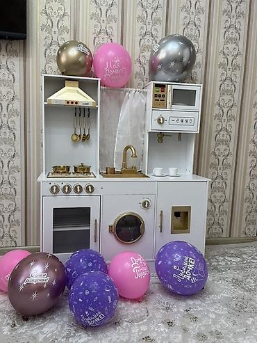 Детские гарнитуры: Детская игровая кухня с техникой и аксессуарами Купили за 15.500 сом — 2