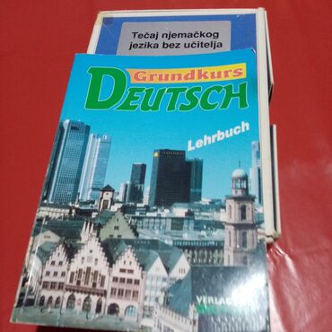 Knjige, časopisi, CD i DVD: Knjige sa kasetama za ucenje Nemackoj jezika. Mogu se kasete