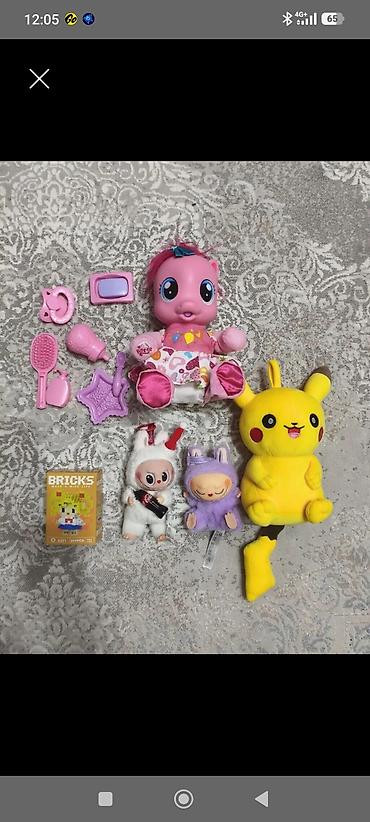 Игрушки: Пони Пинки пай,Пикачу,Лабубу и Лего и Моана от Mattel из серии Disney — 3