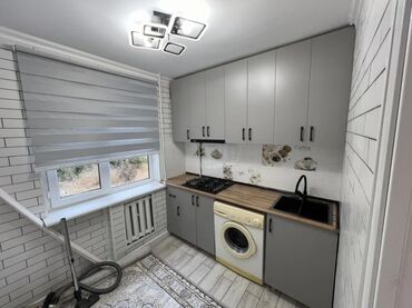 купить квартиру в микрорайоне бишкек: 1 комната, 42 м², 104 серия, 1 этаж, Дизайнерский ремонт