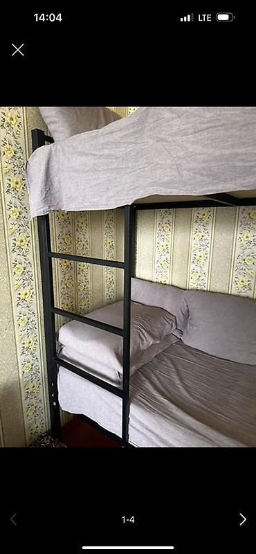bunk bed: Двухъярусная кровать с металлическим каркасом Пользовались не долго — 3