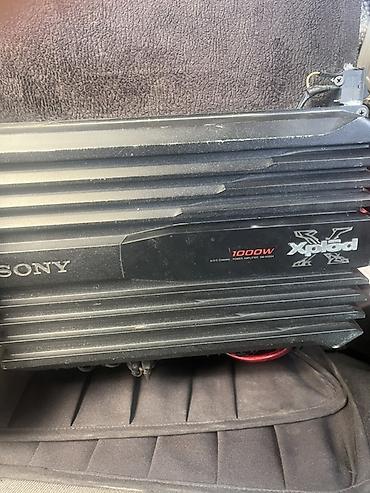 sony usilitel: Sony Xplod avtomobil audio seti - Subwoofer: Sony Xplod, 1800W (qeyd — 2