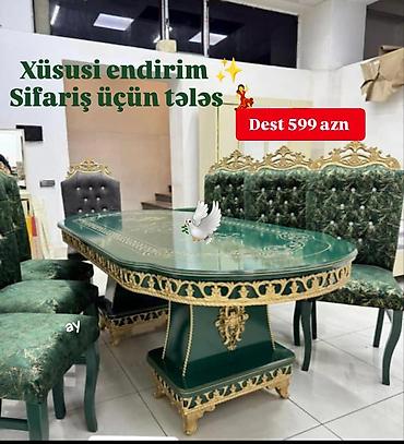 modern stol stul: Masa desti yeni qonaq otağı mebeli reng seçimi var — 1