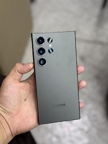 Техника и электроника: Samsung Galaxy S24 Ultra, Б/у, 512 ГБ, цвет - Черный, 2 SIM — 1
