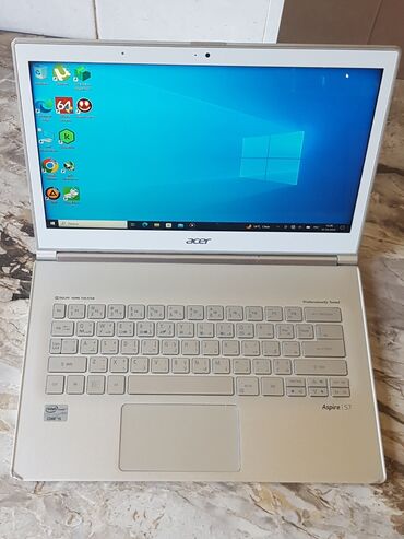 Ноутбуки и нетбуки: Ультрабук, Acer, 4 ГБ ОЗУ, Intel Core i5, 13.3 ", Б/у, Для работы, учебы, память SSD