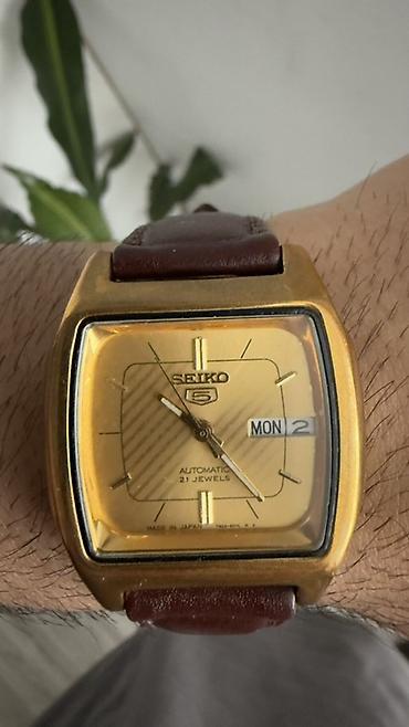 3d saat: Seiko 5 avtomatik qol saatı Barter g-shock və tank tipli saat - — 2