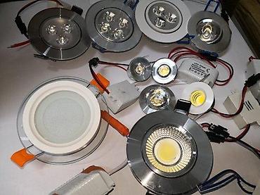 rustik lusteri: Rozetna sa LED sijalicom integrisanom 3200k 4200k 6500k. 3200k toplo — 2