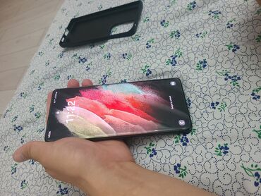 купить вип номер телефона: Samsung Galaxy S21 Plus 5G, Колдонулган, 256 ГБ, түсү - Кара