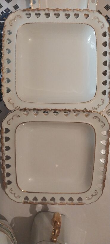 Nahar dəstləri və servizlər: Nahar dəsti, rəng - Ağ, Farfor — 10