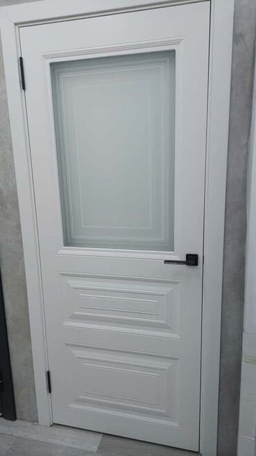 стекло в межкомнатную дверь: Межкомнатная дверь со стеклом, Окрашенная, цвет - Белый