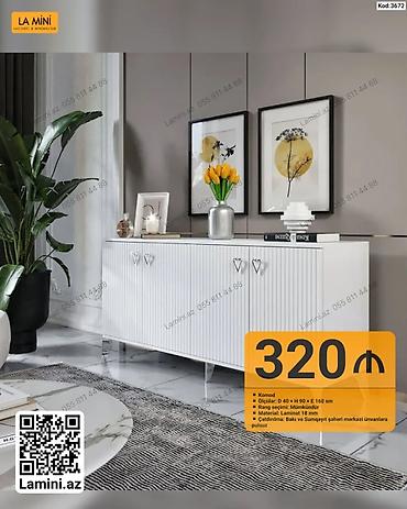 Komod – La Mini - Ölçülər: Dərinlik 40 sm × Hündürlük 90 sm × Uzunluq