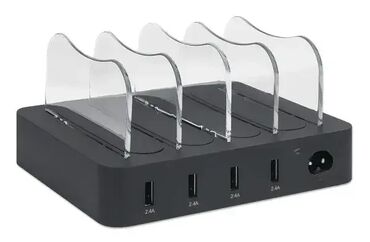 polovni tableti prodaja: Brand: Manhattan Model: USB punjač 4-port Manhattan 102261