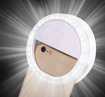 ring: Selfie LED halqa işıq – telefon üçün qısqaclı portativ ring light - — 1