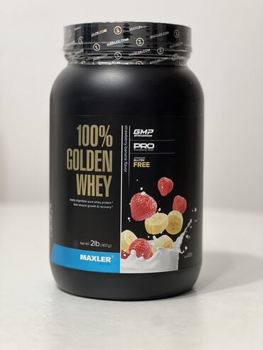 ролик для тренировки: 🥇 Maxler 100% Golden Whey — 907 г Премиум-сырочный протеин с вкусом