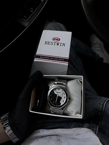 Aksesuarlar: BESTWIN qol saatı – orijinal qutu ilə - Korpus və qolbaq: paslanmayan — 1