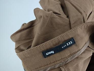 ciuchy second hand: Sinsay, Spodnie materiałowe damskie, rozmiar 2XS — 4