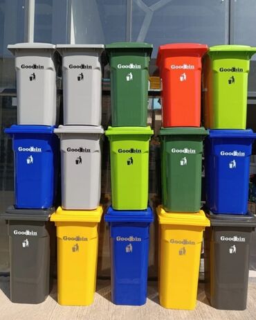 Tullantı qabları: Zibil vedre goodbin tekerli qapaqli zibil qabi goodbin tekerli qapaqli — 15