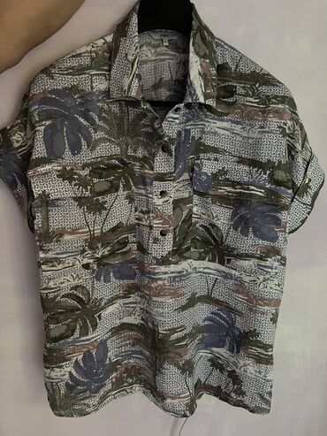 женская рубашка размер м: Рубашка, Гавайский, Турция