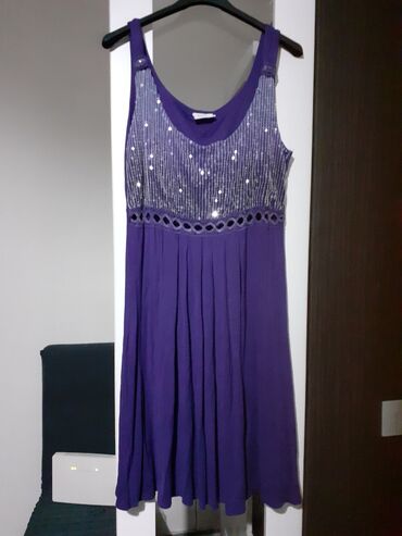 haljina asley: L (EU 40), bоја - Tamnoplava, Drugi stil, Na bretele