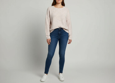 piżama damska polar: Janina, Women`s sweater, size 2XL