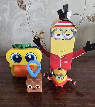 Oyuncaq fiqurlar: Mcdonalds fərqli seriyalardan(lego movie, minion adopt me — 1