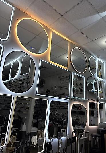 standing mirror: Зеркала с LED‑подсветкой для ванных и интерьеров. - Формы и размеры — 1