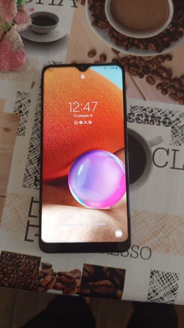 samsung a50 ucun kabrolar: Samsung Galaxy A32, 64 GB, rəng - Qara, Barmaq izi