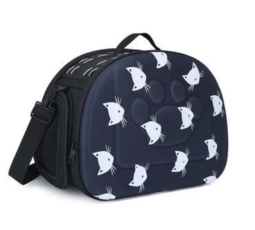 Зоотовары: Переноска для домашних животных (кошек/щенков) с жесткими панелями и