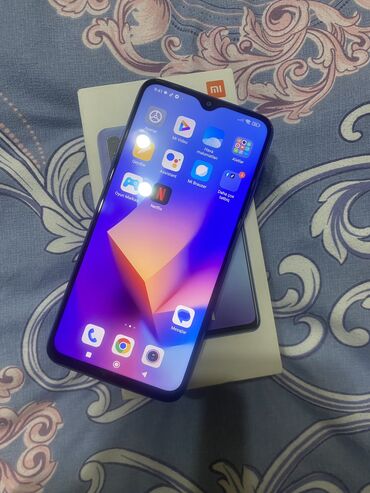 redmi 9c 64 gb qiymeti: Xiaomi Redmi 9T, 64 GB, rəng - Göy, 
 Barmaq izi