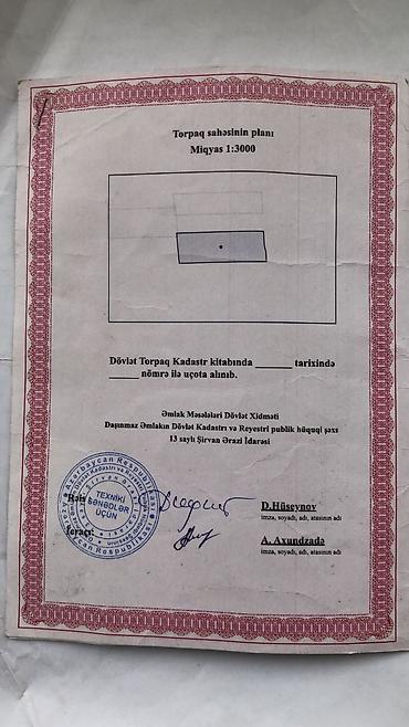 qubada torpaq sahesi satilir: Kənd təsərrüfatı, Mülkiyyətçi, Kupça (Çıxarış) — 1