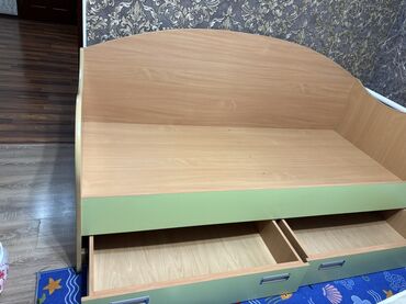 купить посуду: Односпальная детская/подростковая кровать-диван с ящиками для lalafo.kg да купить посуду: Односпальная детская/подростковая кровать-диван с ящиками для