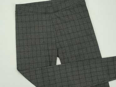 spodnie dresowe granatowe: Material trousers, L (EU 40), condition - Good