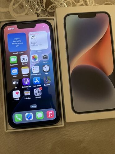 IPhone 14, 128 ГБ, Голубой