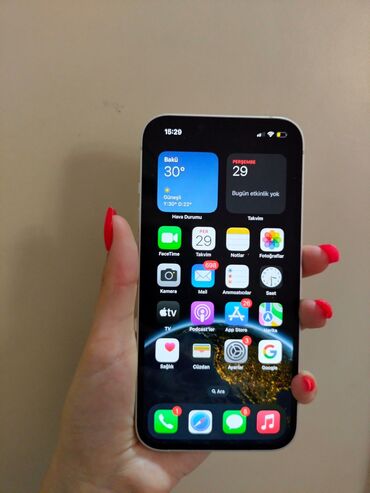 i̇pone 13: IPhone 13, 128 GB, Ağ