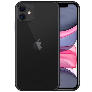 айфор 11: IPhone 11, Б/у, 128 ГБ, Jet Black, Защитное стекло, Чехол, Коробка, 74 %