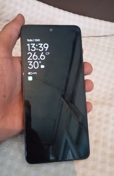 telefon feni: Xiaomi Redmi Note 13, 128 ГБ, цвет - Черный, 
 Сенсорный, Отпечаток пальца, Две SIM карты