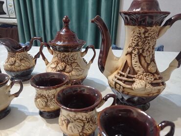 турки для кофе: Сервис для кофе, новый, 6 чашечек, керамика, 800 сом