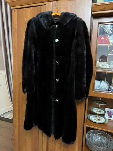 Шубы: Шуба, Норка, По колено, XL — 7