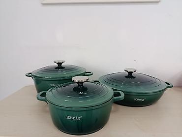 wet set collection intex: König set emajliranih livenih posuda – 3 dela Zapremina 28 cm - — 1