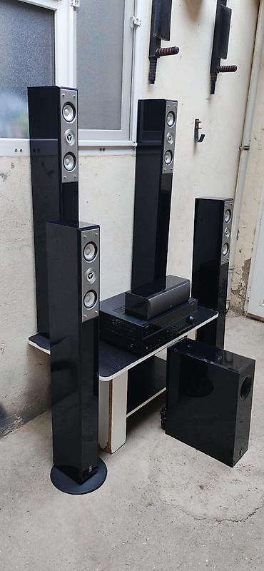 тв бокс в баку: 5.1 ev kinoteatrı akustika dəsti + AV resiver Komplekt: - 4 ədəd — 4