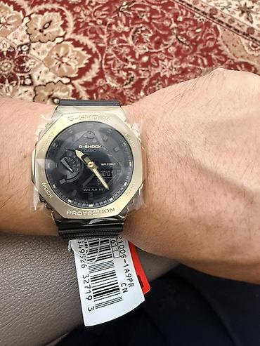 прием золота: Спортивные часы часы, Casio (G-Shock), Таймер и секундомер, Водонепроницаемые, Унисекс, Новый — 5