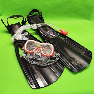 Игрушки: Ласты трубка и маска Intex для плавания под водой взрослый комплект
