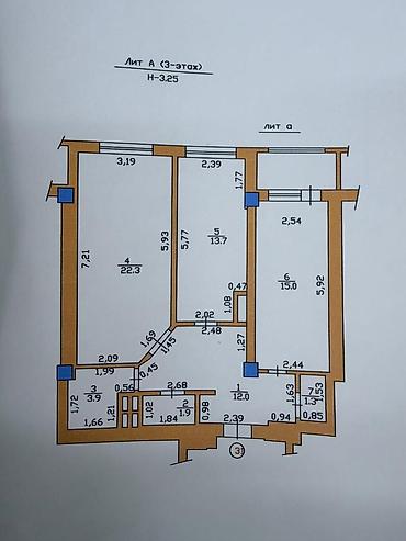 Продажа квартир: 2 комнаты, 75 м², Элитка, 3 этаж, Евроремонт — 9