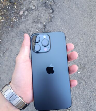 айфон кытайскый: IPhone 16 Pro Max, Б/у, 256 ГБ, Black Titanium, Кабель, 100 %