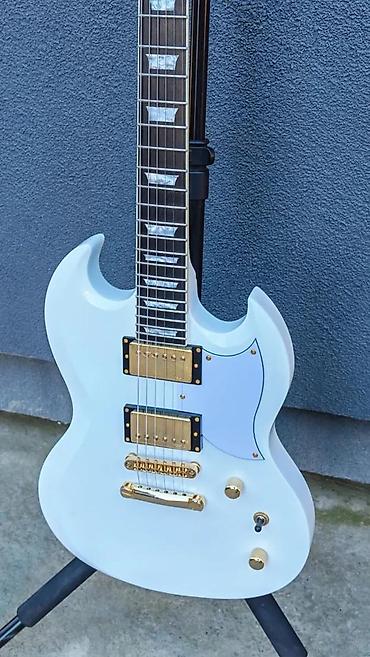 Gitare: HARLEY BENTON DC-CUSTOM II WHITE ELEKTRIČNA GITARA | — 8