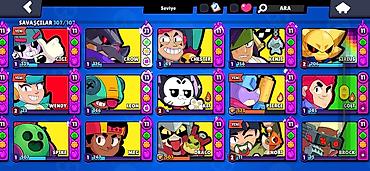 yuk ucun: Brawl Stars oyun hesabı – yüksək səviyyəli, tam dolu kontent - Kupa — 7